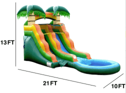 13ft palm tree water slide rentals grand rapids 1767458635 13Ft Palm Tree Water Slide