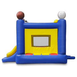 17x13 Commercial Inflatable Sports Bounce House by Cloud 9202 1 1 Sports Bounce House with Basketball Hoop