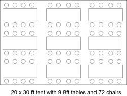 20 x 30ft High Peak Frame Tent