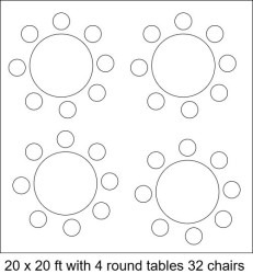 20 x 20ft High Peak Frame Tent