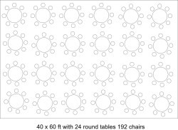 40 x 60 High Peak Tent Rental in Grand Rapids