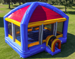 Arctic XL Bounce House with 2 Basketball Hoops rental grand rapids 1 Arctic XL Bounce House with 2 Basketball Hoops