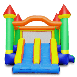 Commercial Mega Double Slide Castle Bounce House by Cloud 9 1 1767 1 Double Slide Inflatable Castle Bounce House