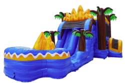 Oasis Bounce House with Dual Lane Water Slide 1767627592 Oasis Bounce House with Dual Lane Water Slide