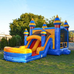 arctic bounce house with dual lane water slide rentals grand rapid 1 Arctic Bounce House with Dual Lane Water Slide