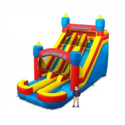 blast zone mystic mountain 18ft slide 1767458203 18 foot Double Slide