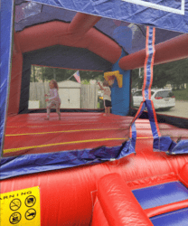 large spots bounce house rental near me 1767377151 Large Sports Bounce House With Basketball Hoop