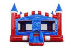 XL American Bounce House With 2 Basketball Hoops
